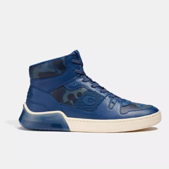 Citysole High Top Sneaker With Camo Print Mens Sz 10 - Picture 1 of 4